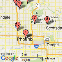 Phoenix Hotel Map