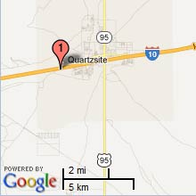 Quartzsite Hotel Map