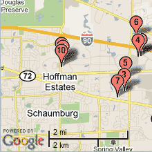 Schaumburg Hotel Map
