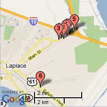 LaPlace Hotel Map