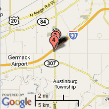 Austinburg Hotel Map