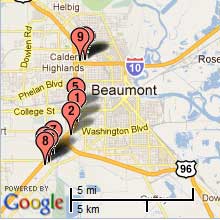 Beaumont Hotel Map