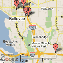 Bellevue Hotel Map