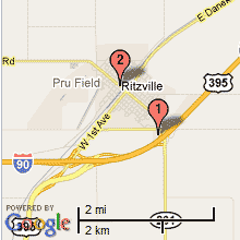 Ritzville Hotel Map