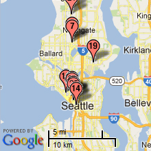 Seattle Hotel Map