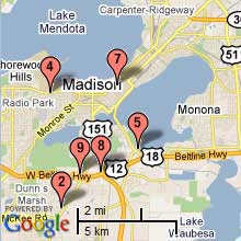 Madison Hotel Map