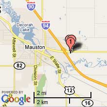 Mauston Hotel Map