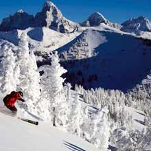 Skiing in Wyoming