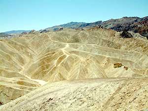 Looking south from Zabriskie Point