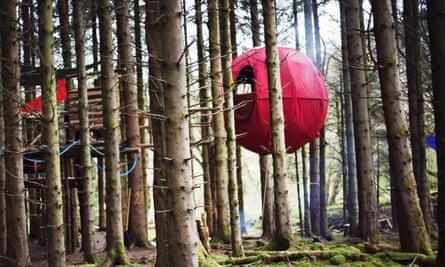 Dragon’s Egg at Red Kite Tree Tents, Builth, Wales