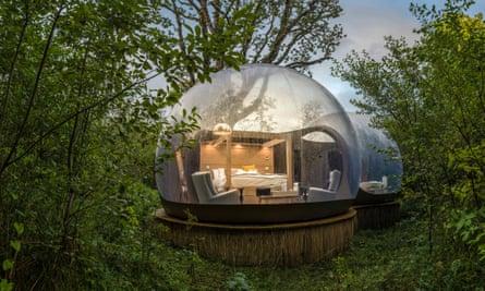 Bubble dome at Finn Lough